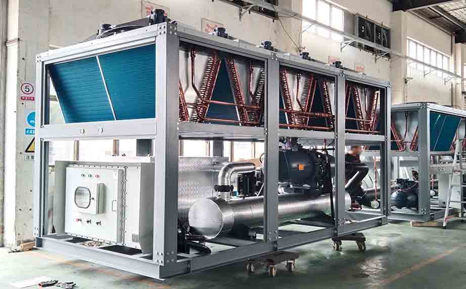 風(fēng)冷鹽水低溫冷凍機組